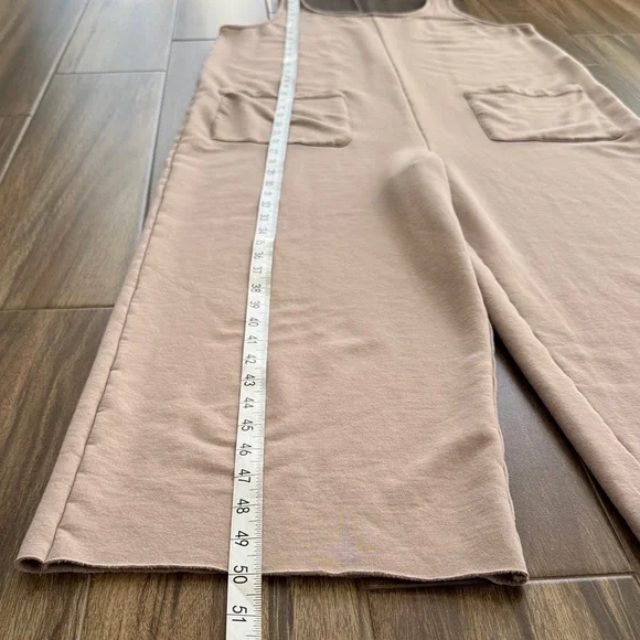 Madewell MWL Superbrushed Pull-On Jumpsuit in Telluride Stone, Medium - Picture 5 of 14